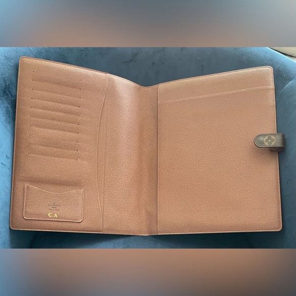 LOUIS VUITTON MONOGRAM BLOC A4 NOTEBOOK AGENDA COVER RARE - Picture 2 of 5